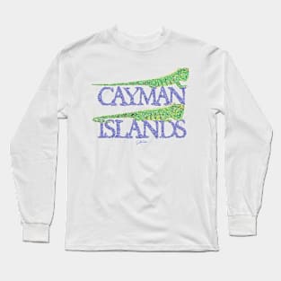 Cayman Islands Green Iguanas Long Sleeve T-Shirt